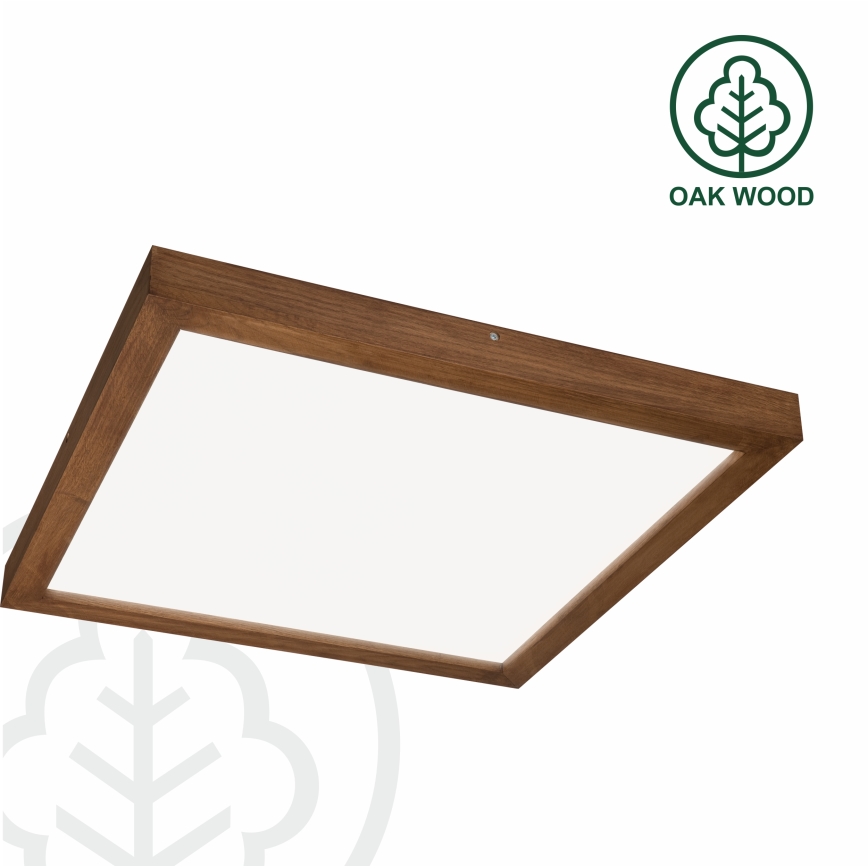 Brilagi - LED Deckenlampe für das Bad WOODY FRAME LED/40W/230V 60x60 cm IP44 Kirsche