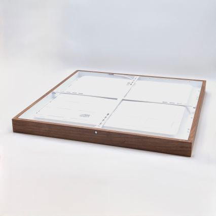 Brilagi - LED Deckenlampe für das Bad WOODY FRAME LED/40W/230V 60x60 cm IP44 Kirsche