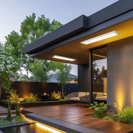 Brilagi - LED-Badezimmer-Deckenleuchte FRAME LED/50W/230V 3000/4000/6000K 120x30 cm IP44 silber