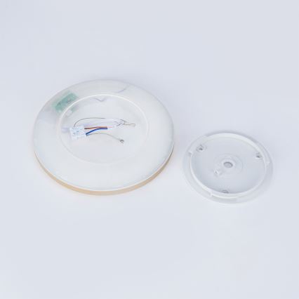 Brilagi - LED-Deckenleuchte für Badezimmer ULTRA SLIM LED/12W/230V Ø 22,5 cm goldfarben IP54