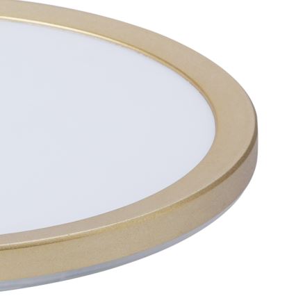 Brilagi - LED-Badezimmer-Deckenleuchte ULTRA SLIM LED/18W/230V Ø 30 cm gold IP54