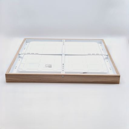 Brilagi - LED Deckenleuchte Badezimmer WOODY FRAME LED/40W/230V 60x60 cm IP44 Eiche