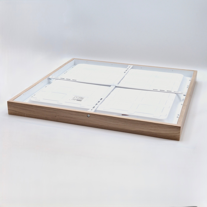 Brilagi - LED Deckenleuchte Badezimmer WOODY FRAME LED/40W/230V 60x60 cm IP44 Eiche