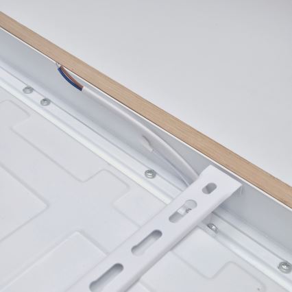 Brilagi - LED Deckenleuchte Badezimmer WOODY FRAME LED/40W/230V 60x60 cm IP44 Eiche