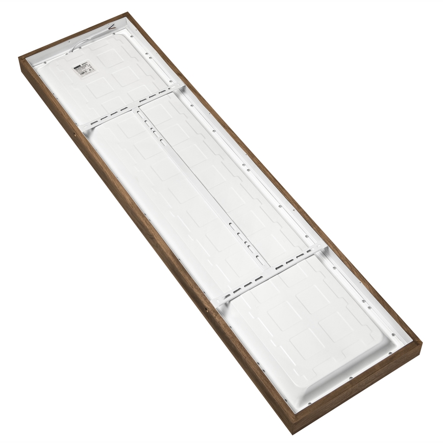 Brilagi - LED Badezimmer-Deckenleuchte WOODY FRAME LED/50W/230V 120x30 cm IP44 Eiche Nussbaum