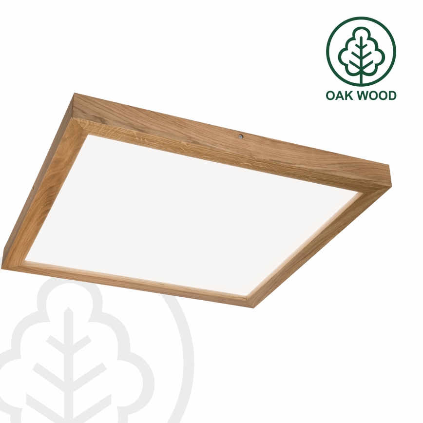 Brilagi - LED Badezimmerdeckenleuchte WOODY FRAME LED/50W/230V 60x60 cm IP44 Eiche