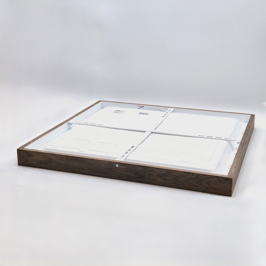 Brilagi - LED-Badezimmer-Deckenleuchte WOODY FRAME LED/50W/230V 60x60 cm IP44 Eiche Nussbaum