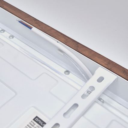 Brilagi - LED Deckenleuchte für Badezimmer WOODY FRAME LED/50W/230V 60x60 cm IP44 Eiche Kirsche