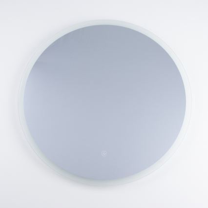 Brilagi - LED-Badezimmerspiegel BERNATE LED/19W/230V Ø 60 cm silber IP44 CRI 90 dimmbar + CCT
