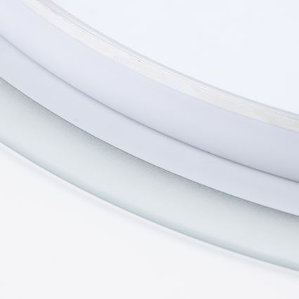Brilagi - LED-Badezimmerspiegel BERNATE LED/19W/230V Ø 60 cm silber IP44 CRI 90 dimmbar + CCT