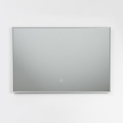 Brilagi - LED Badezimmerspiegel DESIO LED/20W/230V 40x60 cm silber IP44 CRI 90 dimmbar + CCT