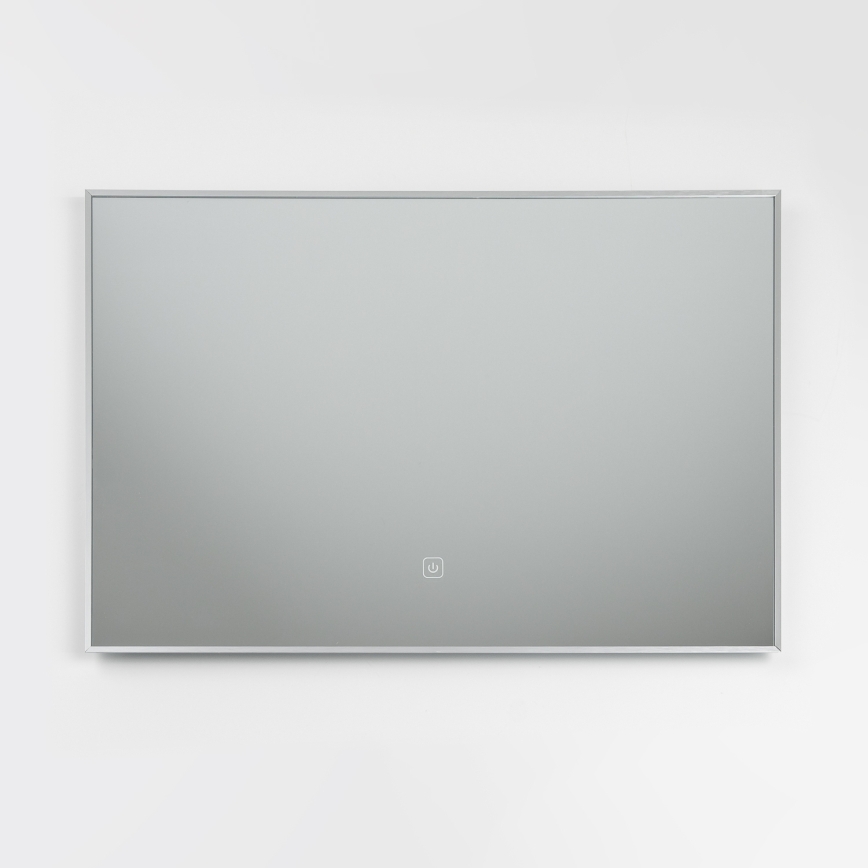 Brilagi - LED Badezimmerspiegel DESIO LED/20W/230V 40x60 cm silber IP44 CRI 90 dimmbar + CCT