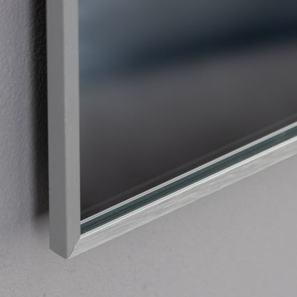 Brilagi - LED Badezimmerspiegel DESIO LED/20W/230V 40x60 cm silber IP44 CRI 90 dimmbar + CCT