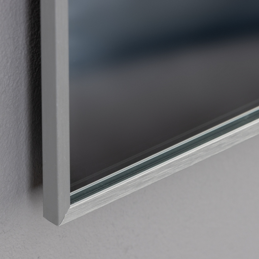 Brilagi - LED Badezimmerspiegel DESIO LED/20W/230V 40x60 cm silber IP44 CRI 90 dimmbar + CCT