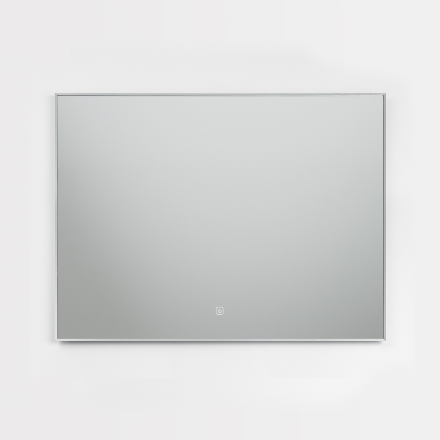 BRILAGI - LED Badezimmerspiegel DESIO LED/28W/230V 60x80 cm silber IP44 CRI 90 dimmbar + CCT