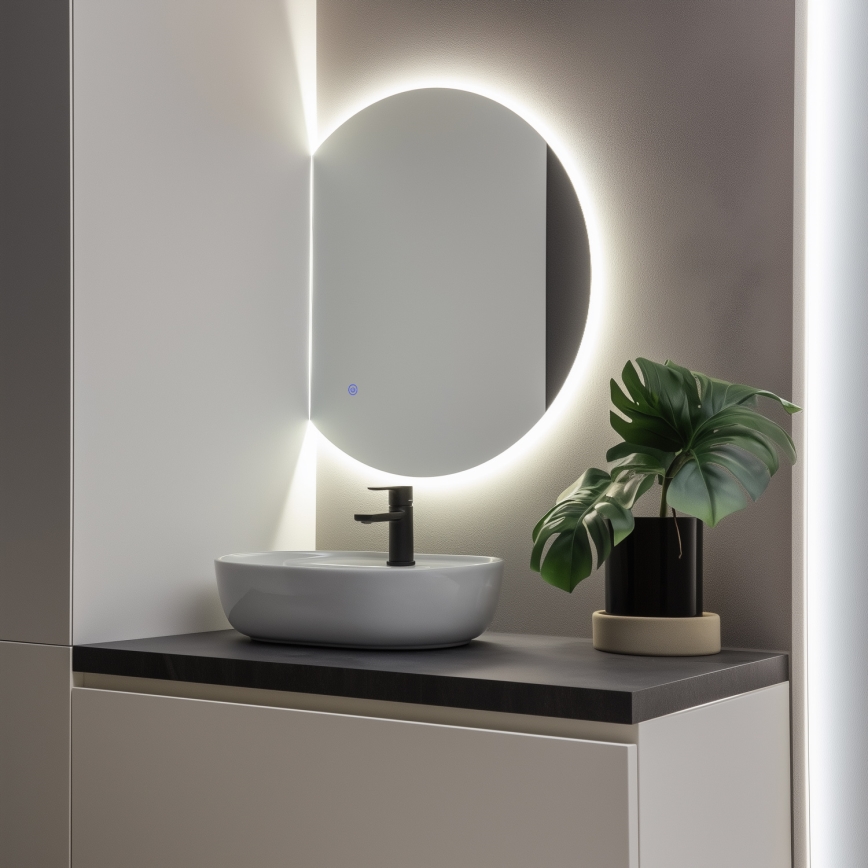 Brilagi - LED-Badezimmerspiegel MEZZO LED/18W/230V 60x50 cm IP44 CRI 90 dimmbar + CCT