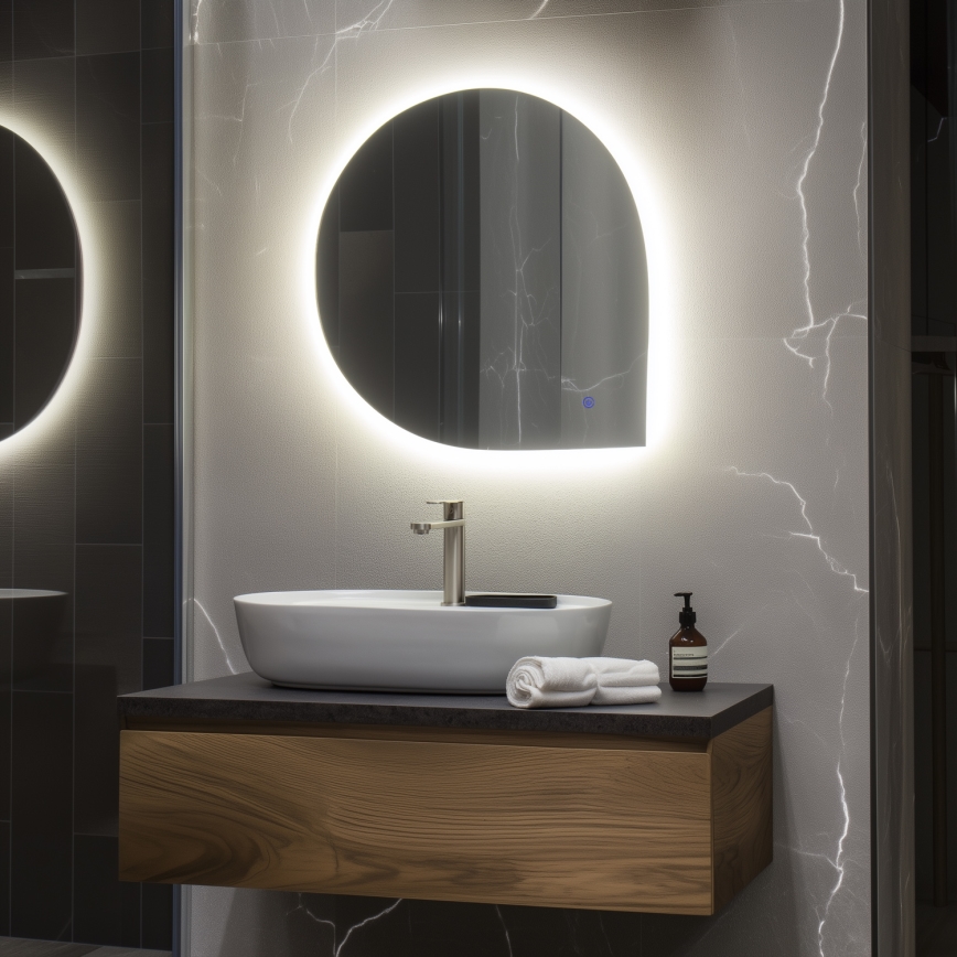 Brilagi - LED-Badezimmerspiegel RICADI LED/19W/230V 60x60 cm IP44 CRI 90 dimmbar + CCT