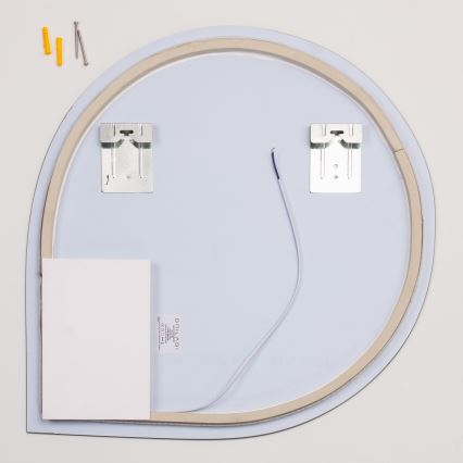 Brilagi - LED-Badezimmerspiegel RICADI LED/19W/230V 60x60 cm IP44 CRI 90 dimmbar + CCT