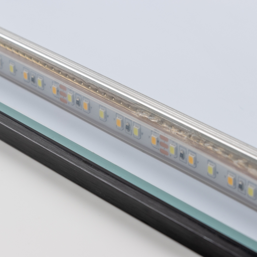 Brilagi - LED-Badezimmerspiegel SUELLO LED/24W/230V 60x60 cm schwarz IP44 CRI 90 dimmbar + CCT