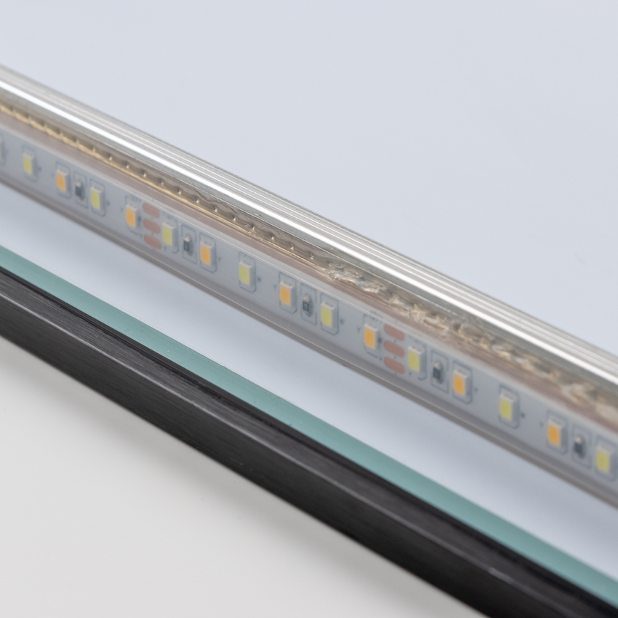 Brilagi - LED-Badezimmerspiegel SUELLO LED/28W/230V 60x80 cm schwarz IP44 CRI 90 dimmbar + CCT