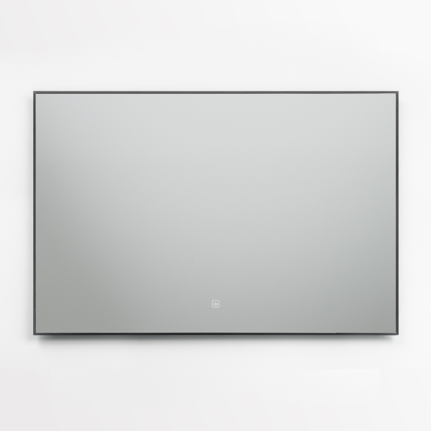 Brilagi - LED-Badezimmerspiegel SUELLO LED/30W/230V 60x90 cm schwarz IP44 CRI 90 dimmbar + CCT