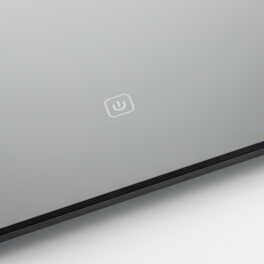 Brilagi - LED-Badezimmerspiegel SUELLO LED/30W/230V 60x90 cm schwarz IP44 CRI 90 dimmbar + CCT