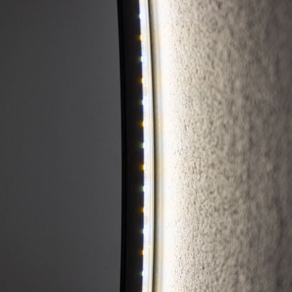 Brilagi - LED-Badezimmerspiegel VENA BLACK LED/26W/230V Ø 80 cm IP44 CRI 90 dimmbar + CCT