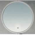 BRILAGI - LED-Badezimmerspiegel VENA SILVER LED/32W/230V Ø 100 cm IP44 CRI 90 dimmbar + CCT