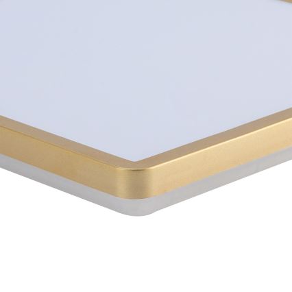 Brilagi - LED Badezimmer-Deckenleuchte ULTRA SLIM LED/18W/230V 30x30 cm goldfarben IP54
