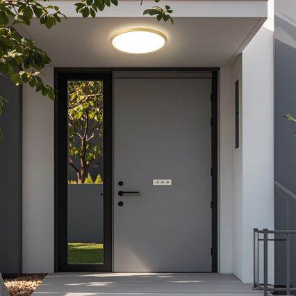 Brilagi - LED Badezimmer-Deckenleuchte ULTRA SLIM, 24 W / 230 V, Ø 42 cm, goldfarben, IP54