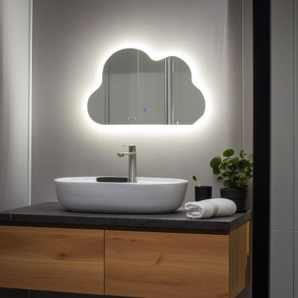 Brilagi - LED-Badezimmerspiegel NUVOLA LED/19W/230V 37x60 cm IP44 CRI 90 dimmbar + CCT