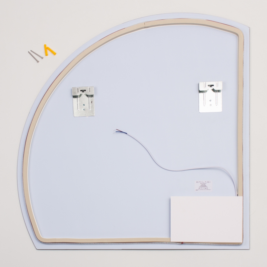Brilagi - LED Badezimmerspiegel QUARTIERE LED/25W/230V 70x75 cm IP44 CRI 90 dimmbar + CCT