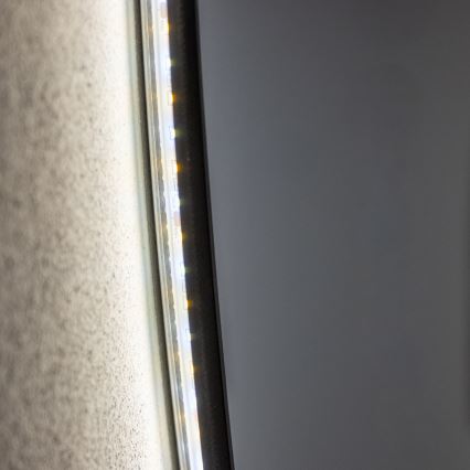 BRILAGI - LED-Badezimmerspiegel VENA BLACK LED/32W/230V Ø 100 cm IP44 CRI 90 dimmbar mit CCT