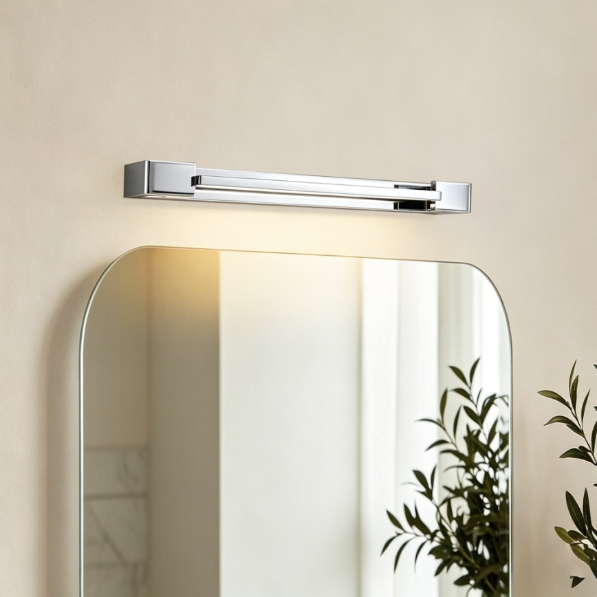 Brilagi - LED-Spiegelleuchte für Badezimmer AQUA LINE LED/12W/230V 45 cm IP44 glänzender Chrom CRI 90