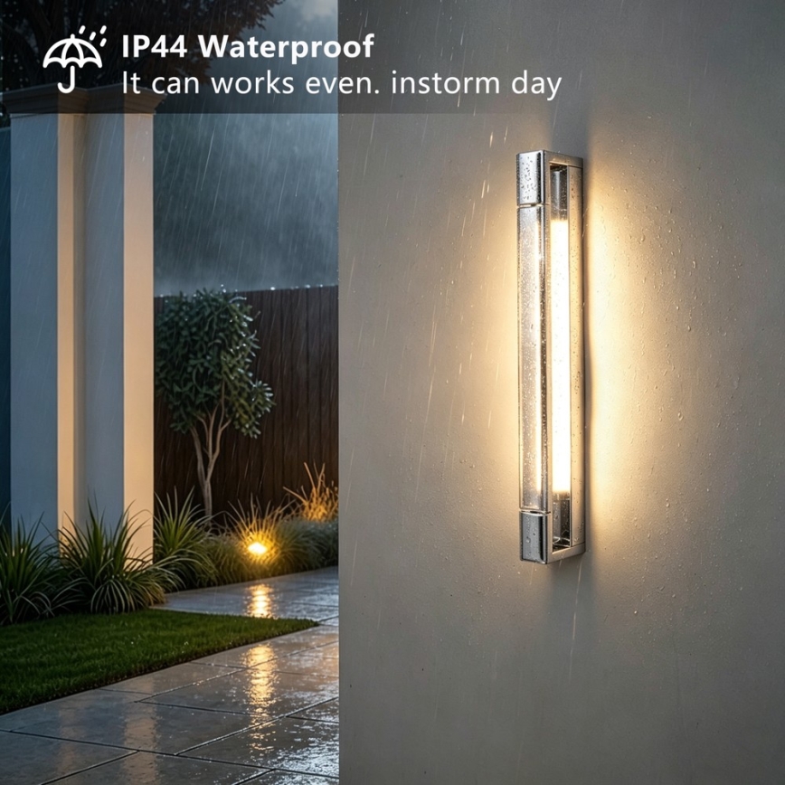Brilagi - LED-Spiegelleuchte für Badezimmer AQUA LINE LED/12W/230V 45 cm IP44 glänzender Chrom CRI 90