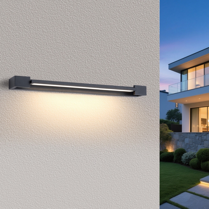 Brilagi - LED-Spiegelleuchte für das Badezimmer AQUA LINE LED/24W/230V 90 cm IP44 Anthrazit CRI 90