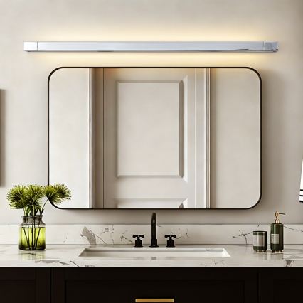 Brilagi - LED-Beleuchtung für Badezimmerspiegel AQUA LINE LED/36W/230V 120 cm IP44 glänzender Chrom CRI 90