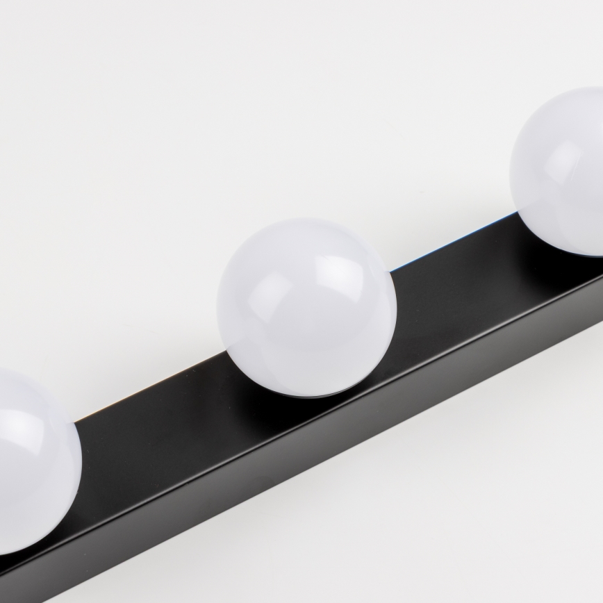 Brilagi - LED-Spiegelleuchte für Badezimmer HOLLYWOOD 3xLED/3W/230V 39 cm IP44 schwarz