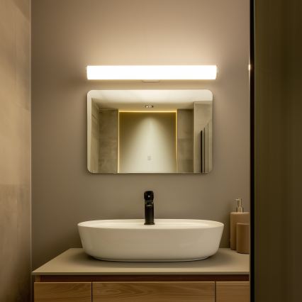 Brilagi - LED-Spiegelleuchte TUBE, 15 W, 230 V, 3000/4000/6500 K, IP44, glänzender Chrom