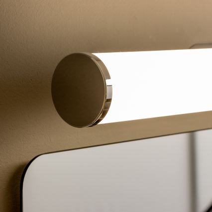 Brilagi - LED-Spiegelleuchte TUBE, 15 W, 230 V, 3000/4000/6500 K, IP44, glänzender Chrom