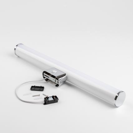 Brilagi - LED-Spiegelleuchte TUBE, 15 W, 230 V, 3000/4000/6500 K, IP44, glänzender Chrom
