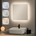 BRILAGI - LED-beheizter Badezimmerspiegel BELLA LED/16W/230V 60x60 cm IP44 CRI 90 dimmbar + CCT