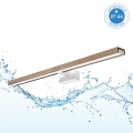 Brilagi - LED-Beleuchtung für Badezimmerspiegel 3-in-1 WOODY MIRROR LED/15W/230V 80 cm IP44 weiß/Eiche/Nussbaum