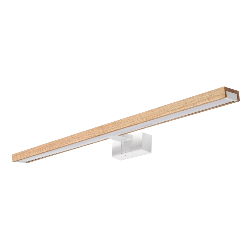 Brilagi - LED-Badezimmer-Spiegelbeleuchtung 3-in-1 WOODY MIRROR LED/15W/230V 80 cm IP44 weiß/Eiche