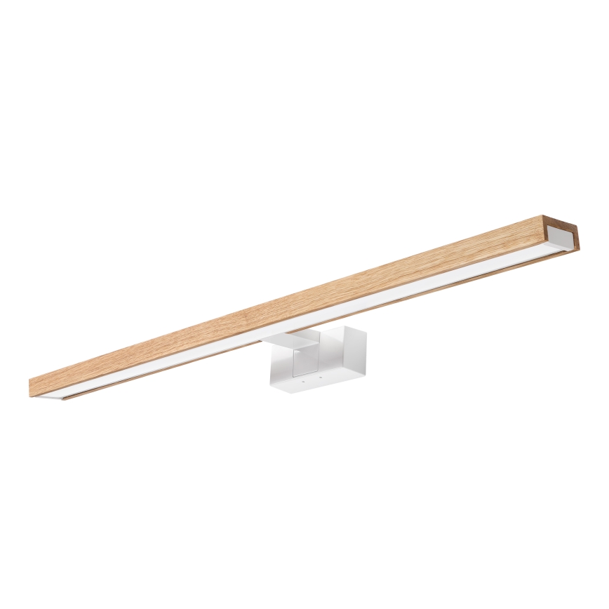 Brilagi - LED-Badezimmer-Spiegelbeleuchtung 3-in-1 WOODY MIRROR LED/15W/230V 80 cm IP44 weiß/Eiche