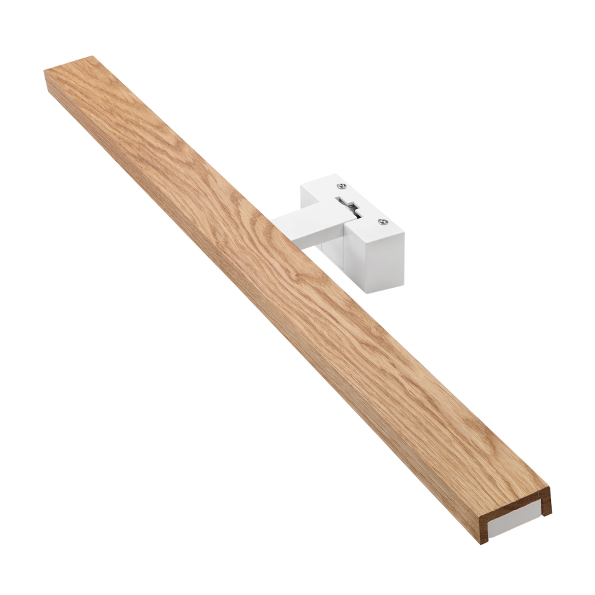 Brilagi - LED-Badezimmer-Spiegelbeleuchtung 3-in-1 WOODY MIRROR LED/15W/230V 80 cm IP44 weiß/Eiche