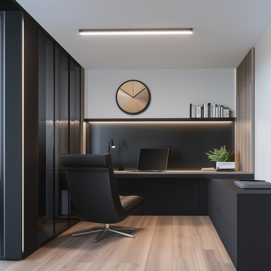 Brilagi - LED-Deckenleuchte (Aufbau- oder Pendelmontage) SYNODICO LED/30W/230V 4000K schwarz