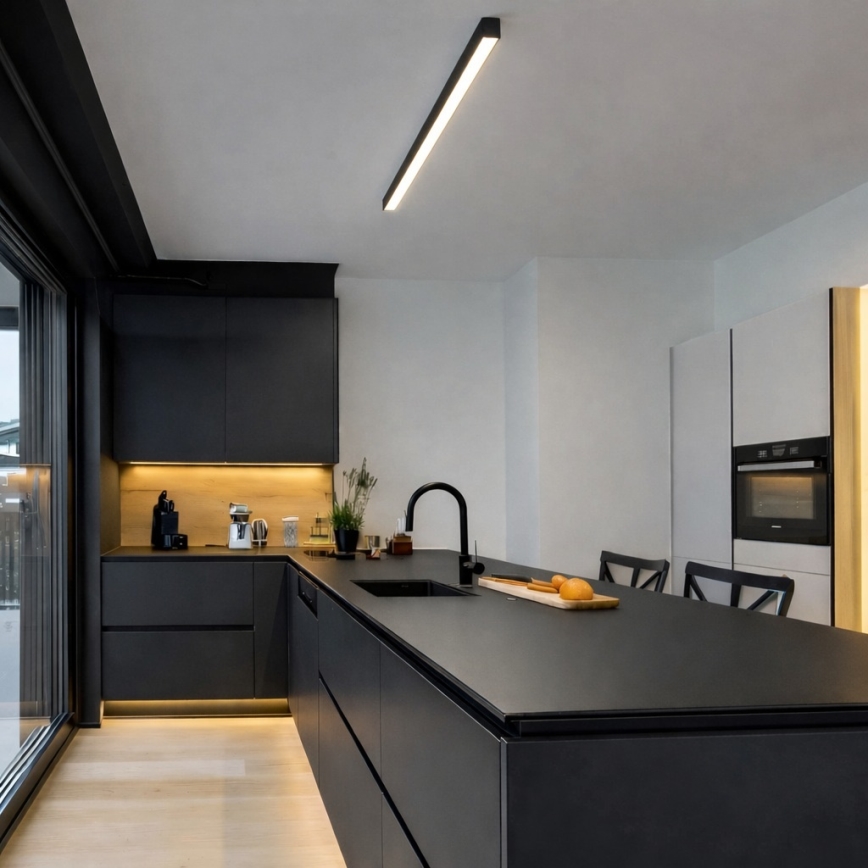 Brilagi - LED-Deckenleuchte (Aufbau- oder Pendelmontage) SYNODICO LED/30W/230V 4000K schwarz
