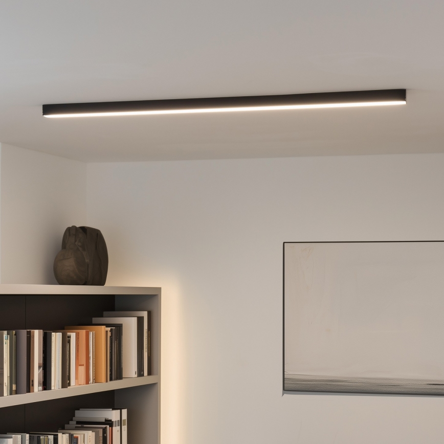 Brilagi - LED Deckenaufbauleuchte FULLDAY LED/30/40/50W/230V 2700/4000/6000K 150 cm schwarz