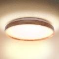BRILAGI - LED-Deckenleuchte ALSON LED/24W/230V Ø 29,5 cm Eiche